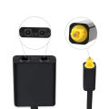 Digital SPDIF Optical Audio Splitter 2Way Toslink Adapter 1 input 2 Output. 