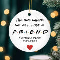 Friends Tv Show Tribute Ornament Chandler Bing Ornament Love with Vibrant Colors Intricate Details Creative Acrylic Decor. 