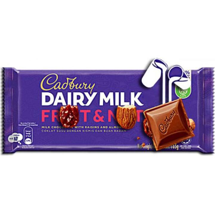 Cadbury Dairy Milk Fruit & Nut Imported Chocolate 160g