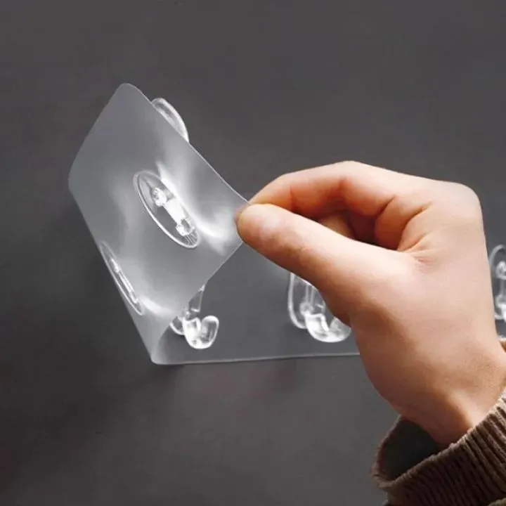 Pack%20of%202%20Transparent%20PVC%20Adhesive%20Curtain%20Rod%20Hook%20/%206%20Hooks%20Transparent%20Self%20Adhesive%20Door%20Wall%20Hangers%20Hooks%20for%20Kitchen%20Bathroom%20-%20Image%207