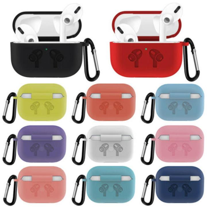 Airpods Pro 3 Case with Keychain Full 360° Protective Soft Slim Silicone Case Pouch Shockproof Cover Front LED Visible Wireless and Wired Charging Covers With Ring Holder For Apple AirPods Extra Protection for iPhone Air Pods Headphones Earphone Earpods