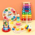 Smart Choice Collection of Small Jigsaw Puzzle Wooden Board Sorting and Stacking Early Educational Toy for Toddlers Best Gift for Kids to Learn with Fun About Alphabets Numbers Shapes Colours Animals Transport Fruits Vegetables Insects. 