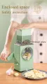 3 in 1 Vegetable Cutter Machine,Multifunctional Kitchen Gadgets Cutting Machine,Kitchen Food chopper Machine onion chopper Hand Pull Speedy Chopper Turbo Cutter Nicer Dicer Plus Garlic Press Multifunctional High Quality ABS Vegetable & Fruit Slicer - Prec. 