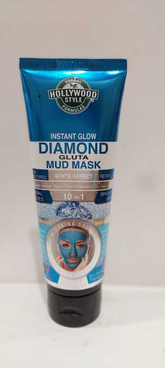 Hollywood Style Instant Glow Diamond Gluta Mud Mask 100ml