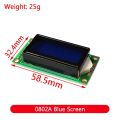 LCD Module Blue Green Screen For Arduino 0802 1602 2004 12864 LCD Character UNO R3 Mega2560 Display PCF8574T IIC I2C Interface. 