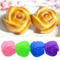 10 Pcs Silicone Rose Muffin Cookie Cup Cake Baking Mold Chocolate Maker Mould. 