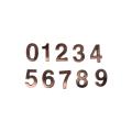 0-9 Plating Compartment Wall Decor Plaque Apartment Digital Sticker Number Sticker Plate Sign Door Address Digits. 
