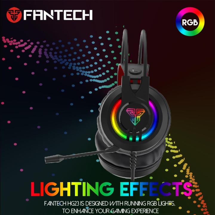 FANTECH%20HG20%20CHIEF%20II%20RGB%20Gaming%20Headphone%20Volume%20Adjustment%20With%20Microphone%20For%20%20PS4%20PC%20-%20Black%20-%20Image%207