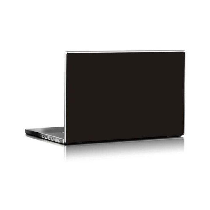 Universal Laptop Back Skin Matte Texture - Black
