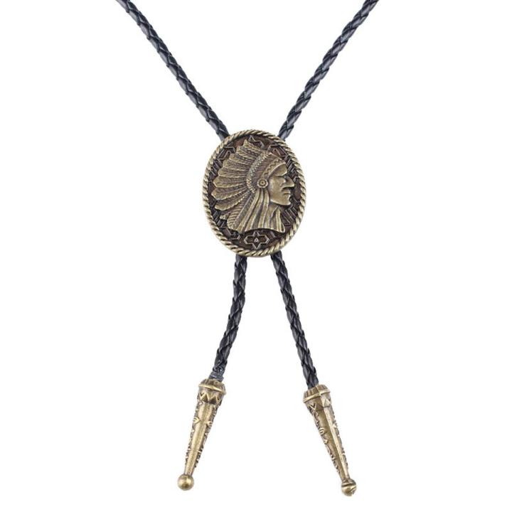 Vintage Ancient Bronze Western Bolo Tie Cowboy Classic Fashion Bola Ties