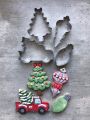 KENIAO Christmas Cookie Cutter Set - 4 Piece - Stainless Steel. 