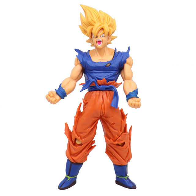 18cm Son Goku Super Saiyan Figure Anime Dragon Ball Goku DBZ Action Figure Model Gifts Collectible Figurines for Kids