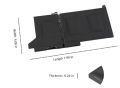 DJ1J0 42Wh 3-Cell Laptop Battery for Dell_Latitude 12 7280 7290 E7280 E7290 13 7380 7390 E7380 E7390 14 7480 7490 E7480 E7490 Series 11.4V. 