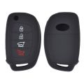 1 4 Button Silicone Car Remote Key Fob Shell Cover Case For Hyundai Sonata Santa Fe I40 Skin Holder Protector. 