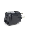 Universal Black Copper 10A 250V EU US UK AU japan swiss germany france to Egypt Pakistan adapter plug Type H. 