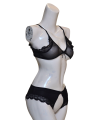 Xeffo Sexy Lingerie Bra set underwear panties stylish lace women Girls. 