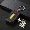 3 modes LED Light Keychain with Cells (batteries)- COB Led Keychain -. 