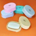 1 PCS STYLISH PLASTIC SOAP DISH CASE (Random Color). 