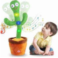 Dancing Cactus Toy, Dancing and Singing Cactus, Included 120 Music, Recording and Follow You Speak, Glow,Toys, Best Gift for Your Baby. 
