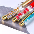 Office School Supplies Rose Gold Pen Fresh Artificial flowerss Signature Office School Supplies Ball Pen. 