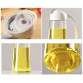 Glass Oil Bottle Creative Auto Flip Olive Oil Dispenser Bottle Vinegar Bottle. 