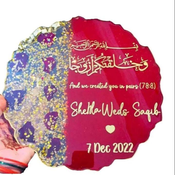 nikah tray customise