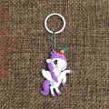 Unicorn keychain multiple variants - cartoon character / action figure soft pvc keychain for kids (girls and boys) - bag hanging accessories / keyring. 