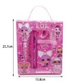 LOL Surprise Dolls Children Cartoon Stationery Set Gift Box School Supplies for Children Student Stationery Gifts. 