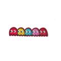 PAC MAN GHOSTS Iron on / Sew on Patch Embroidered Badge for t shirt bag cap jeans badge#1185. 