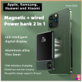 10000mAh Magnetic Wireless Power Bank Ultra Slim Fast Charging for iPhone, Samsung, Xiaomi. 