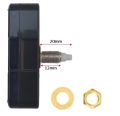 20MM Long Shaft Clock Movement Mechanism with Hands, DIY Repair Quartz Wall Clock Movement. 