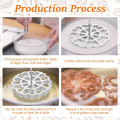Bunuelos Mold with Wooden Handle, Detachable Rosette Maker Rosette Timbale Iron Set 1 PCS. 