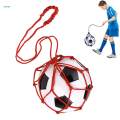 Football Kick Trainer Exercise Parks Control Skills Soccer Ball Net KICKER. 