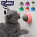 Green forest Cat Licking Toy Clear Stomach Cat Mint Ball Licking Cleaning Toys. 