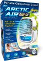 Callista Arctic Air Portable Fan, Grip Go 3 Speed Small Fan, Great Stroller Fan, Travel or Desk Fan, Cordless Personal Evaporative Air Cooler, Universal Clamp for Indoor & Outdoor Use, 360 Degree Head Swivel. 