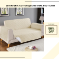 Ultrasonic micro cotton quilted sofa covers , Cotton Quilted Sofa Protectors, Ultrasonic sofa protectors, slip covers, sofa runners, fitted sofa covers. 