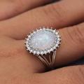 White Opal Ring. 