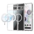 For Google Pixel 6 Pro Transparent Frosted MagSafe Phone Case. 