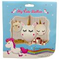 Unicorn Latex Balloon Set - Large Size Latex Balloons - White Color - Girls Theme. 