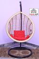Single  Swing Chair Iron Jhoola With Cushion Set and Stand ( Best Swing Jhoola  )/ Mughal Star Steel Furniture. 