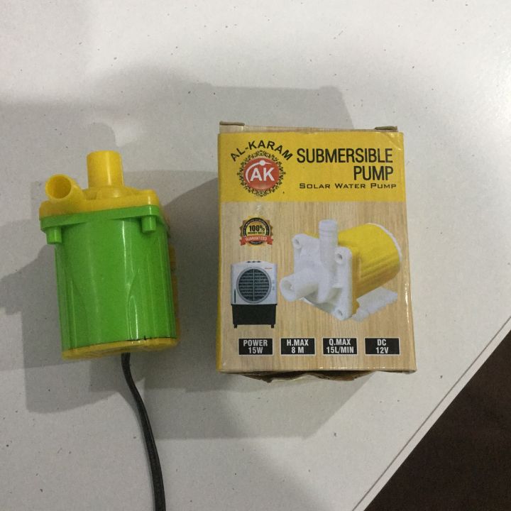 Al-Karam 12V Dc Submersible Water Pump 15 Watt