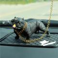 【Universal Car Parts Store】Random HOT Bully Pitbull Dog Car Interior Dashboard Ornament Fashion Funny Home Decoration Auto Accessories No Base. 