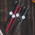 Simple Women Small Round Dial Arabic Numbers Analog Quartz Wrist Watch Gift. 
