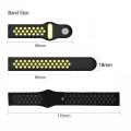 18mm Width Universal Sport Silicone Watch Band Strap For Huawei Watch 1 And All Other 18mm Width Lugs Quartz, Digital, Automatic Watches.. 