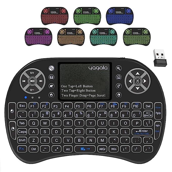 Wireless Mini Keyboard Mouse with Touchpad for Android Box, Computer, and Laptop – Compact Smart Keyboard for Easy Navigation and Control
