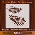 Jungle Palm Leaves Reusable Stencil For Wall Painting Scrapbook Coloring Embossing Album Decorative Paper Card Template. 