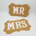 MR MRS PHOTO BOOTH PROP CHAIR SIGNS WEDDING RECEPTION DECORATION. 
