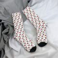 Hello Kitty Mens Crew Socks Unisex Cool 3D Printed Dress Socks. 