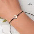 LK-2Pcs Unisex Moon Sun Style Adjustable Couple Bracelet Friend Gift Accessories. 