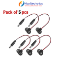 9 Volt Battery Snap Connector to DC Male Power Adapter Cable 9v Battery Connector for Arduino 9 volt External power connector. 